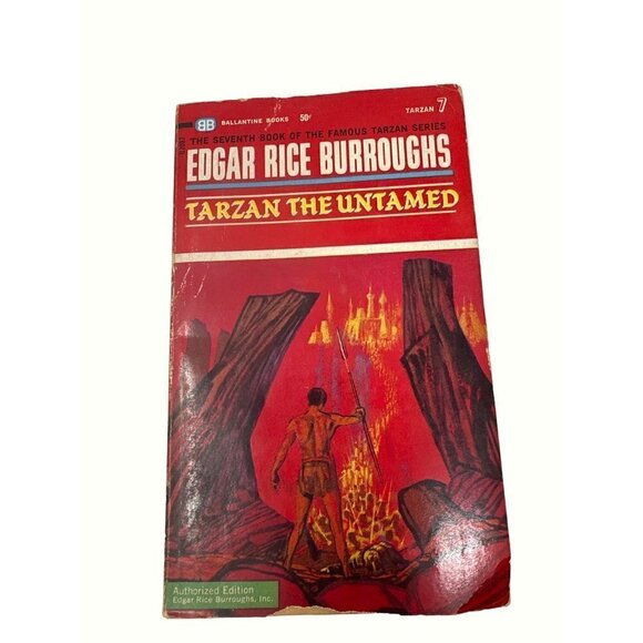 Tarzan Book Set Tarzan The Untamed and Tarzan Triumphant Edgar Rice Burroughs - Picture 3 of 12